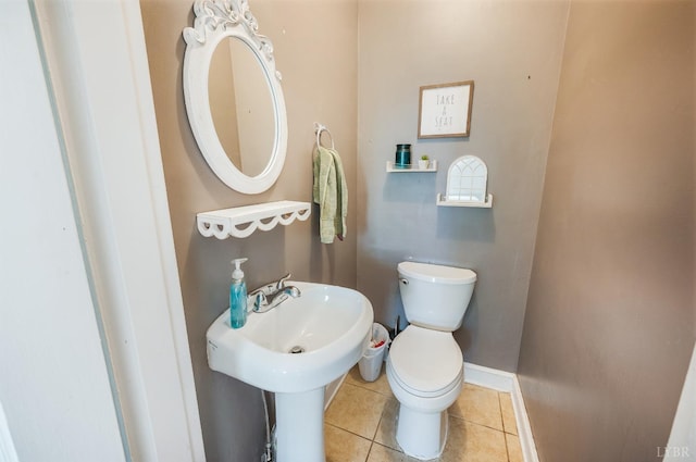 4205 Tremont, Lynchburg, VA 24502 - bathroom featuring tile patterned flooring, toilet, and baseboards