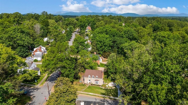 4205 Tremont, Lynchburg, VA 24502 - view of property location with a heavily wooded area and a mountainous background