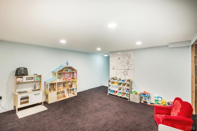 4205 Tremont, Lynchburg, VA 24502 - recreation room featuring carpet flooring and recessed lighting