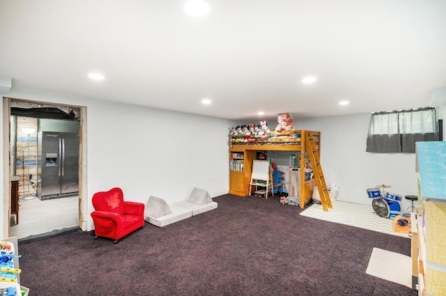 4205 Tremont, Lynchburg, VA 24502 - game room featuring carpet floors and recessed lighting