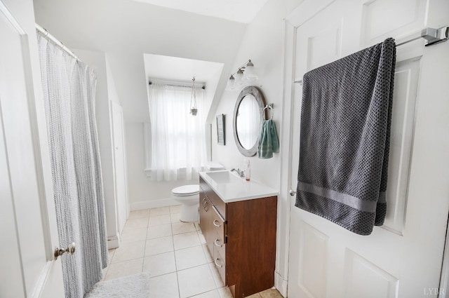 4205 Tremont, Lynchburg, VA 24502 - bathroom with tile patterned floors, vanity, toilet, and baseboards