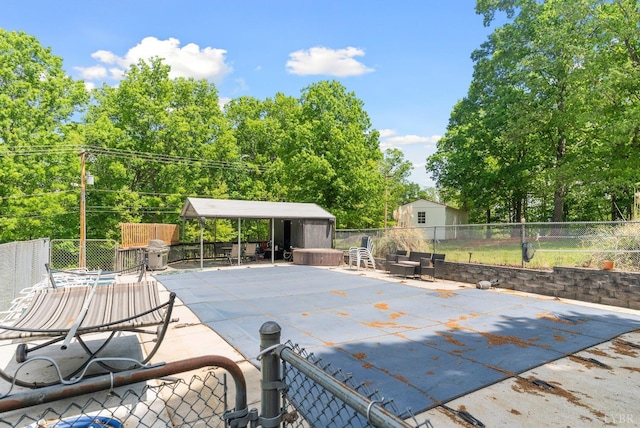 95 Rhage Ln, Lynchburg, VA 24504 - view of swimming pool with a patio area and a fenced backyard