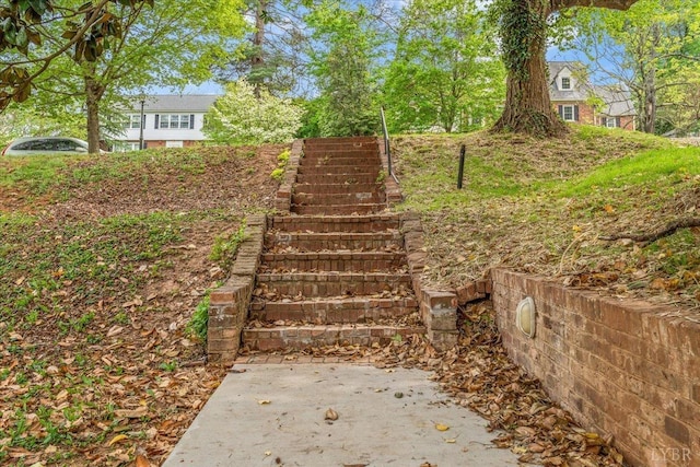 3882 Peakland Pl, Lynchburg, VA 24503 - view of yard with stairs
