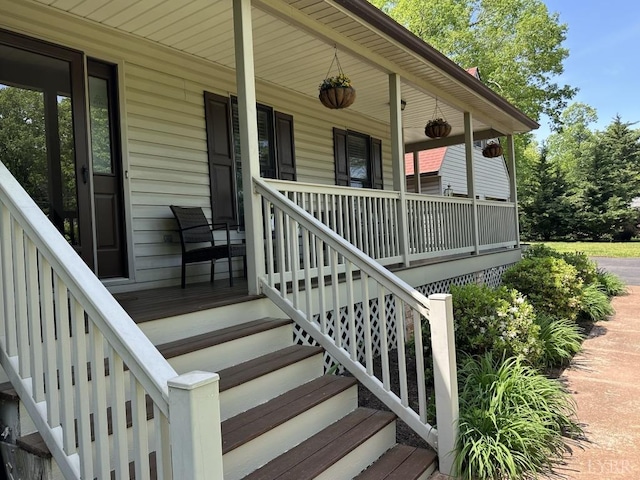69 Gough Rd, Rustburg, VA 24588 - entrance to property with covered porch