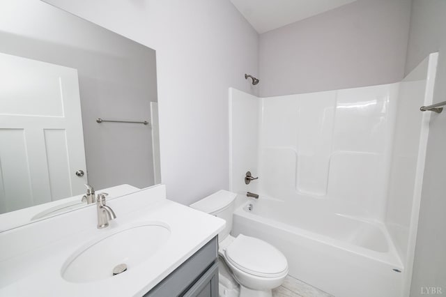 1051 Wills Way, Forest, VA 24551 - bathroom featuring toilet, vanity, and  shower combination