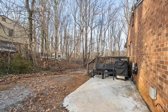 206 Simsbury Ln, Forest, VA 24551 - view of patio / terrace featuring a deck and a grill