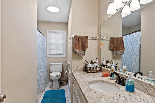 2637 Chilton Rd, Appomattox, VA 24522 - full bath with toilet, tile patterned floors, and vanity