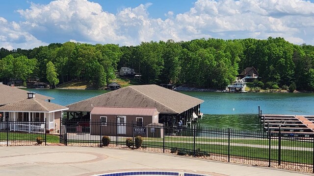 1057 Barrow Hills Dr, Moneta, VA 24104 - view of property's community featuring a water view