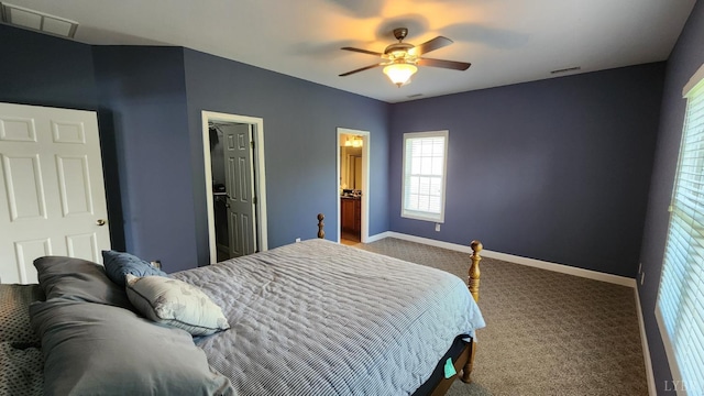 1057 Barrow Hills Dr, Moneta, VA 24104 - bedroom featuring carpet, baseboards, and ceiling fan