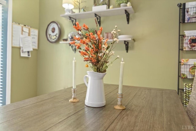 2098 Sunburst Rd, Evington, VA 24550 - detailed view of wood finished floors
