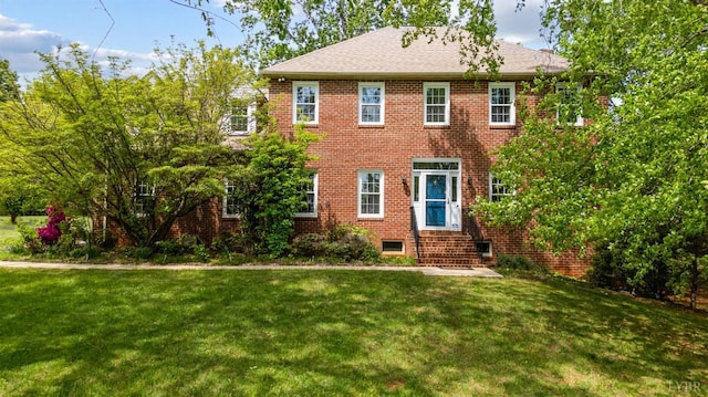 302 Spring Lake Rd, Forest, VA 24551 - back of property featuring a yard and brick siding