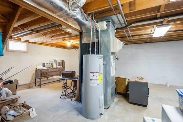 302 Spring Lake Rd, Forest, VA 24551 - below grade area featuring water heater