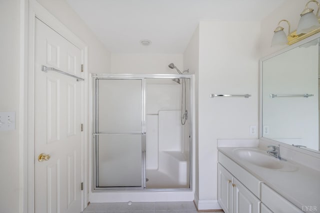 528 Lady Slipper Ln, Lynchburg, VA 24502 - bathroom featuring a stall shower and vanity