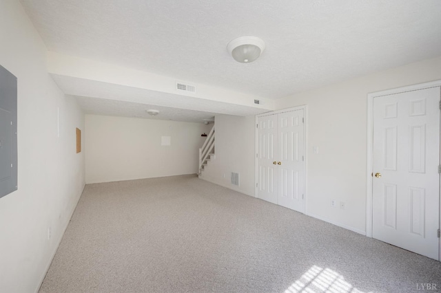 528 Lady Slipper Ln, Lynchburg, VA 24502 - finished basement with stairway and carpet flooring
