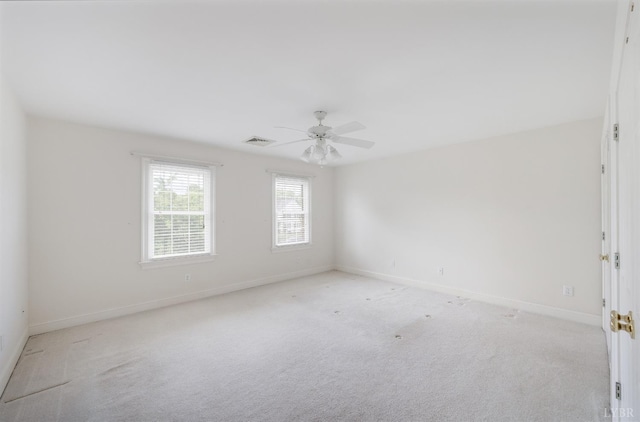 528 Lady Slipper Ln, Lynchburg, VA 24502 - empty room featuring ceiling fan and light colored carpet