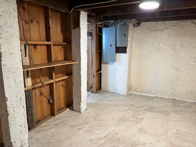 306 Oakridge Blvd, Lynchburg, VA 24502 - unfinished below grade area featuring electric panel