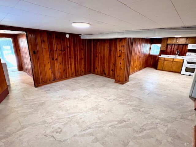 306 Oakridge Blvd, Lynchburg, VA 24502 - basement featuring wooden walls