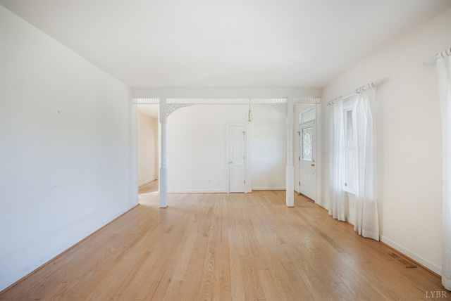 1348 Lake Shore Dr, Forest, VA 24551 - empty room featuring light wood-style floors and baseboards