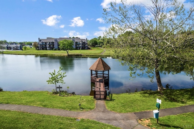 1348 Lake Shore Dr, Forest, VA 24551 - water view featuring a gazebo
