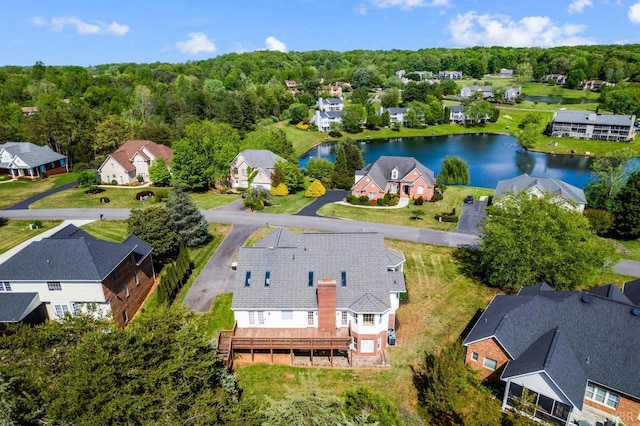 1348 Lake Shore Dr, Forest, VA 24551 - aerial view of residential area featuring a large body of water