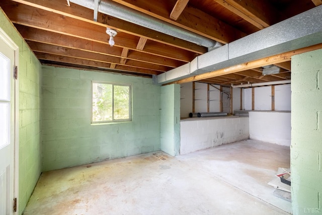 336 Biltmore Ave, Lynchburg, VA 24502 - below grade area featuring concrete block wall