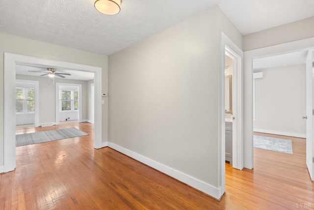 507 Henry St, Gretna, VA 24557 - hall with baseboards and light wood finished floors