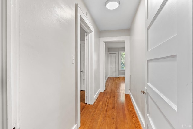 507 Henry St, Gretna, VA 24557 - hall with light wood-type flooring and baseboards