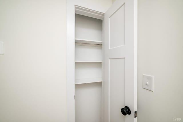 view of closet