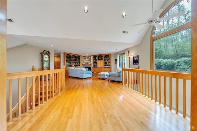 122 Gravelly Ridge Rd, Troutville, VA 24175 - living area with visible vents, plenty of natural light, and wood finished floors