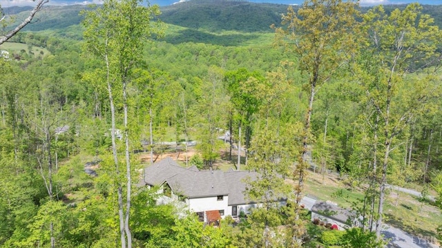 122 Gravelly Ridge Rd, Troutville, VA 24175 - aerial view featuring a view of trees