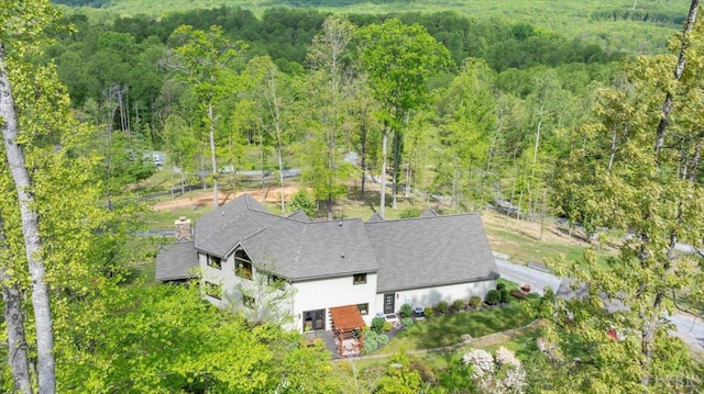 122 Gravelly Ridge Rd, Troutville, VA 24175 - aerial view featuring a forest view