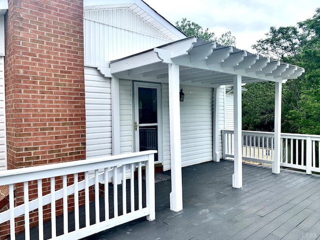 1349 Murray Hollow Rd, Thaxton, VA 24174 - view of wooden deck