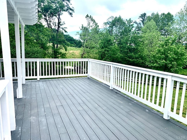 1349 Murray Hollow Rd, Thaxton, VA 24174 - view of deck