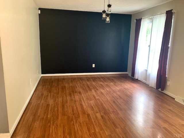 1349 Murray Hollow Rd, Thaxton, VA 24174 - empty room featuring wood finished floors and baseboards