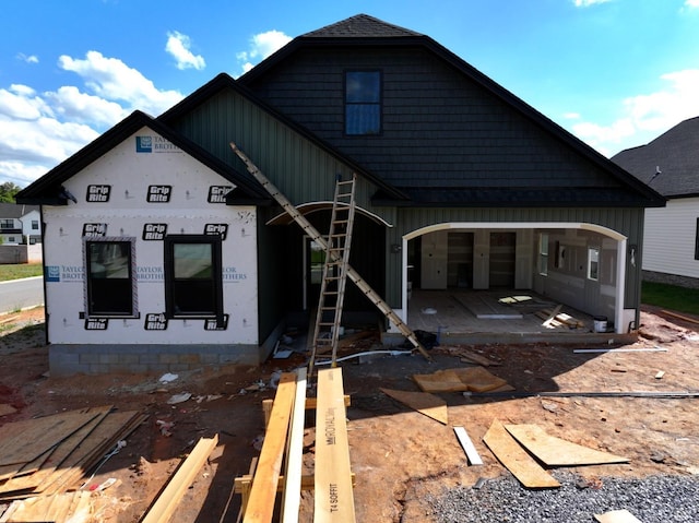 25 Stoney Ridge Blvd, Forest, VA 24551 - unfinished property featuring covered porch