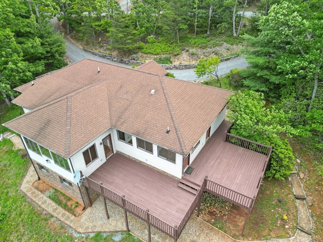 885 Cresthill Rd, Lynchburg, VA 24504 - view from above of property