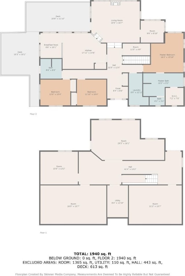 885 Cresthill Rd, Lynchburg, VA 24504 - home floor plan