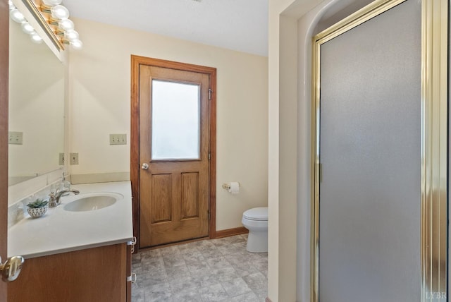 885 Cresthill Rd, Lynchburg, VA 24504 - full bath with toilet, a stall shower, and vanity