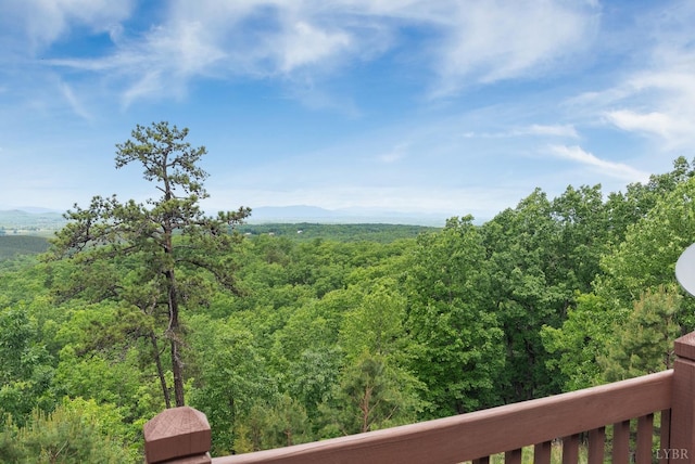 885 Cresthill Rd, Lynchburg, VA 24504 - mountain view featuring a heavily wooded area