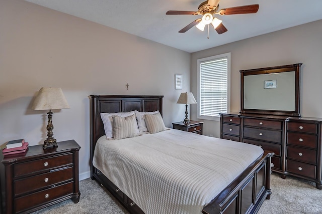 22 Semmes Ct, Rustburg, VA 24588 - bedroom featuring light colored carpet, ceiling fan, and baseboards