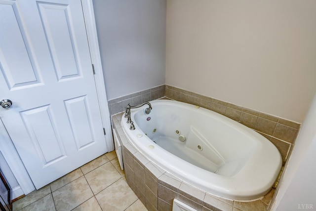 22 Semmes Ct, Rustburg, VA 24588 - bathroom featuring a whirlpool tub and tile patterned floors