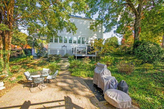 3845 Peakland Pl, Lynchburg, VA 24503 - rear view of house featuring a patio