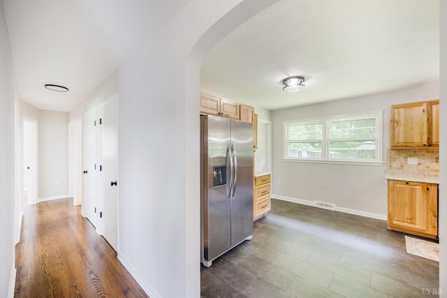 7230 Wards Rd, Rustburg, VA 24588 - hallway with arched walkways and baseboards