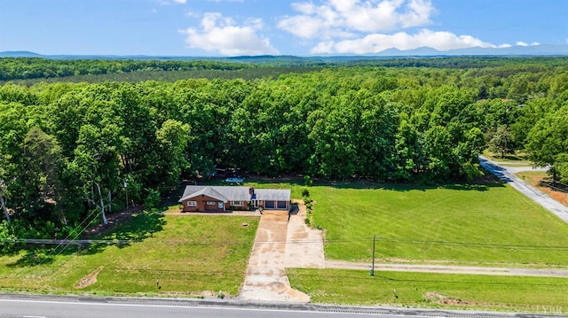 7230 Wards Rd, Rustburg, VA 24588 - aerial view of property and surrounding area with a heavily wooded area