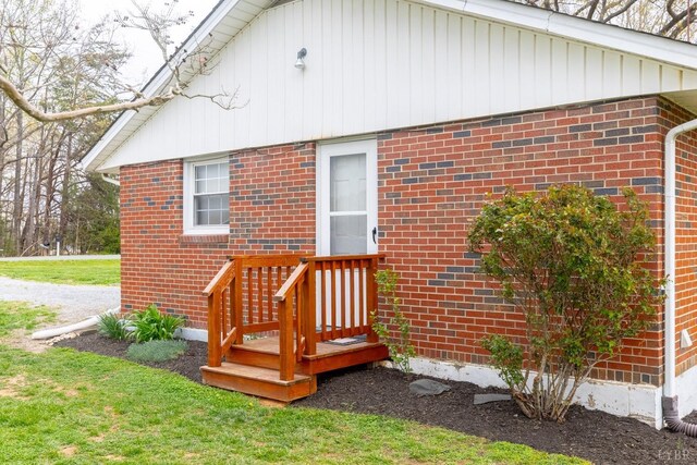 4100 Roark Mill Rd, Hurt, VA 24563 - view of home's exterior with brick siding