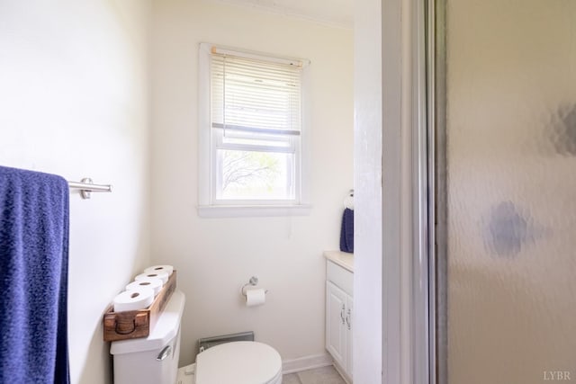 4100 Roark Mill Rd, Hurt, VA 24563 - bathroom featuring a shower stall and vanity