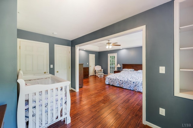 1068 Huckleberry Ln, Lynchburg, VA 24503 - bedroom featuring dark wood-style floors and baseboards
