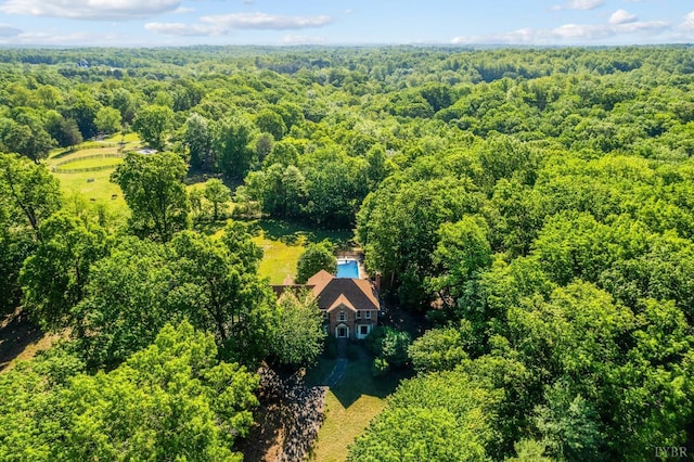 1068 Huckleberry Ln, Lynchburg, VA 24503 - view from above of property featuring a forest
