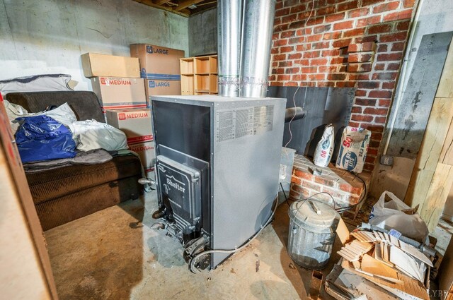 1068 Huckleberry Ln, Lynchburg, VA 24503 - detailed view of concrete floors
