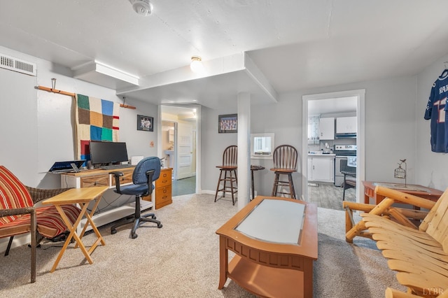 500 Leftwich St, Gretna, VA 24557 - office featuring light carpet